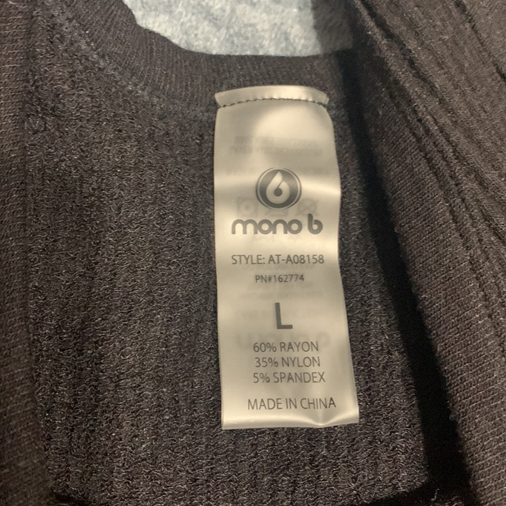 Mono B Effortless Ribbed Tank - Picture 6 of 6
